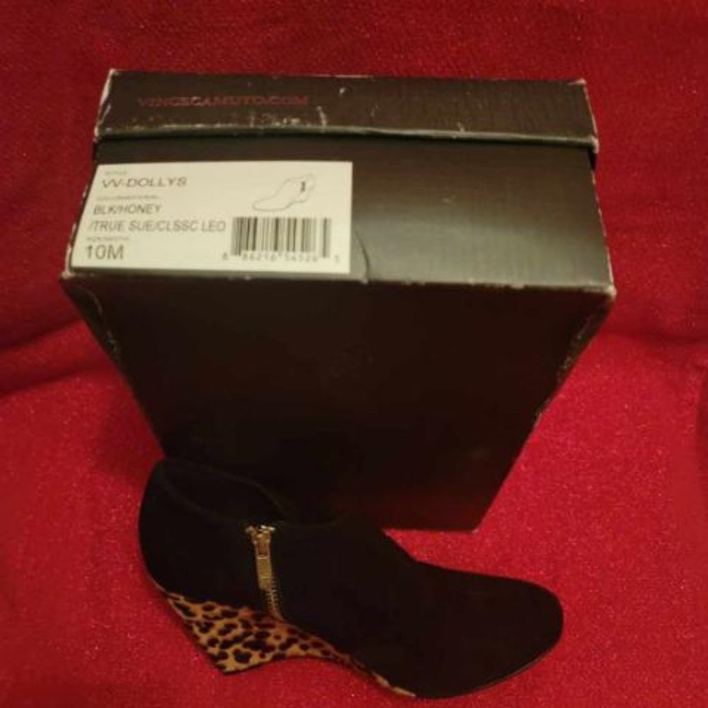 Vince Camuto  Leopard Heel Shoe